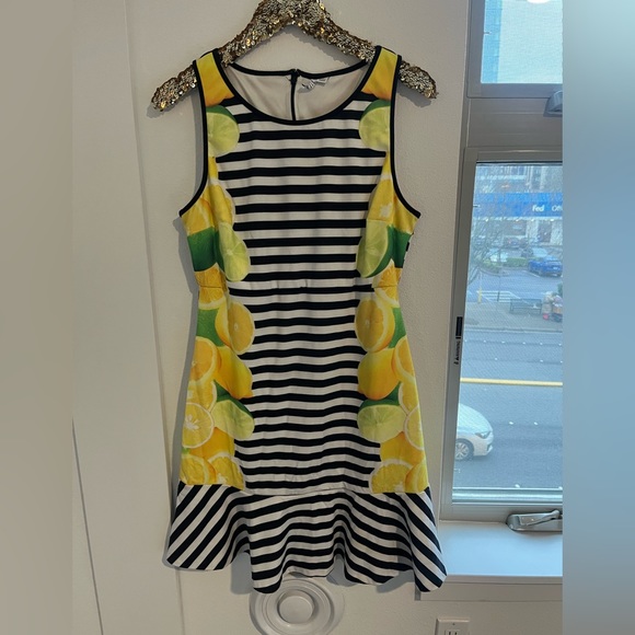 Lemon and Stripe Dress - Picture 1 of 4